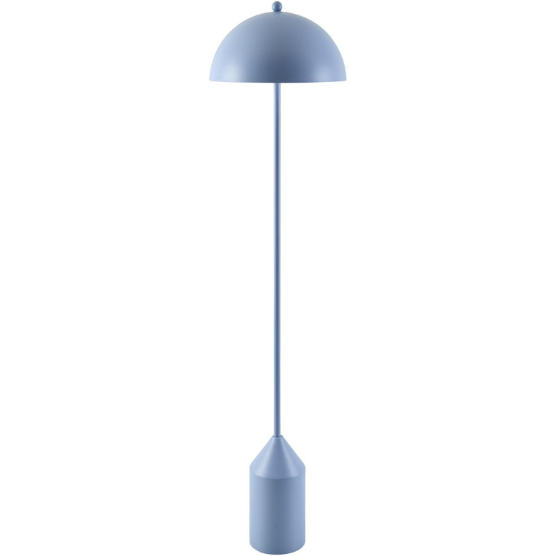 Jemma 59'' Floor Lamp, Blue, Blue