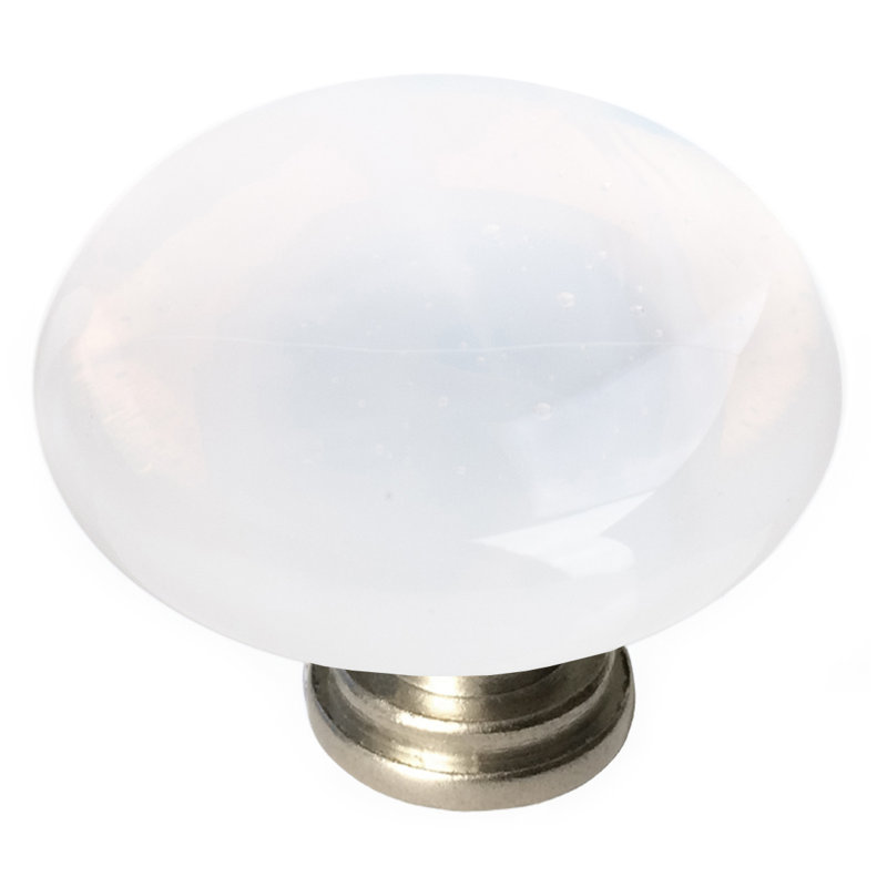 Cirrus 1.25" Diameter Mushroom Knob, Satin Nickel