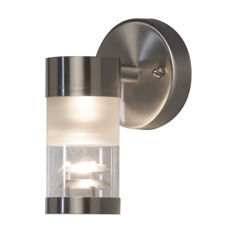 Bolzano Silver Outdoor Armed Sconce