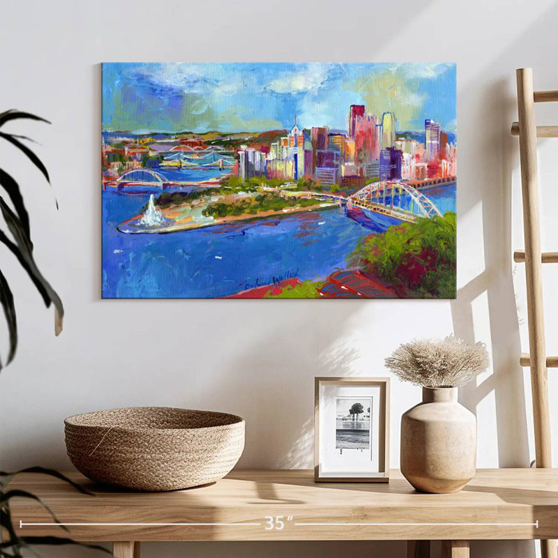 Nicci Pittsburgh, 16" H x 24" W