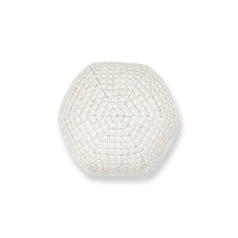 Circular Pillow Cover & Insert, Swan
