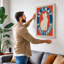 Le Chat Amour Art Deco - Wrapped Canvas-1189807467-1189807473