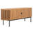 Cardine 4-Door Oval TV Stand with Fluted Detailing-2104295515