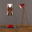 «Doberman portant des lunettes de hipster 2» par Furbaby Affiliates, art mural sur toile-1602041870