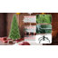 Arbre de Noël artificiel mince 4 pi avec base en métal robuste