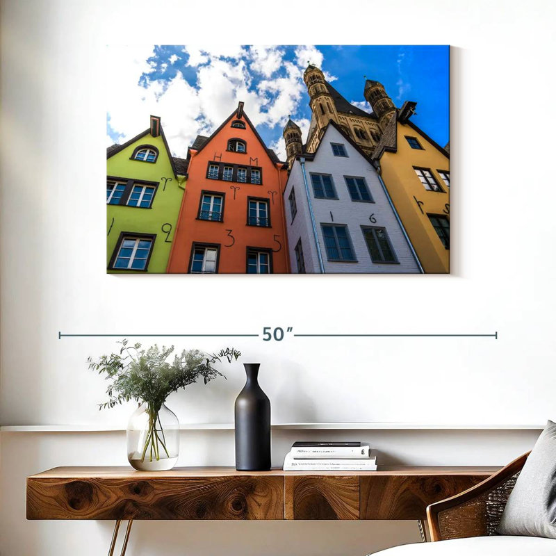 Cologne Townhouses, H 26 po x l 39 po