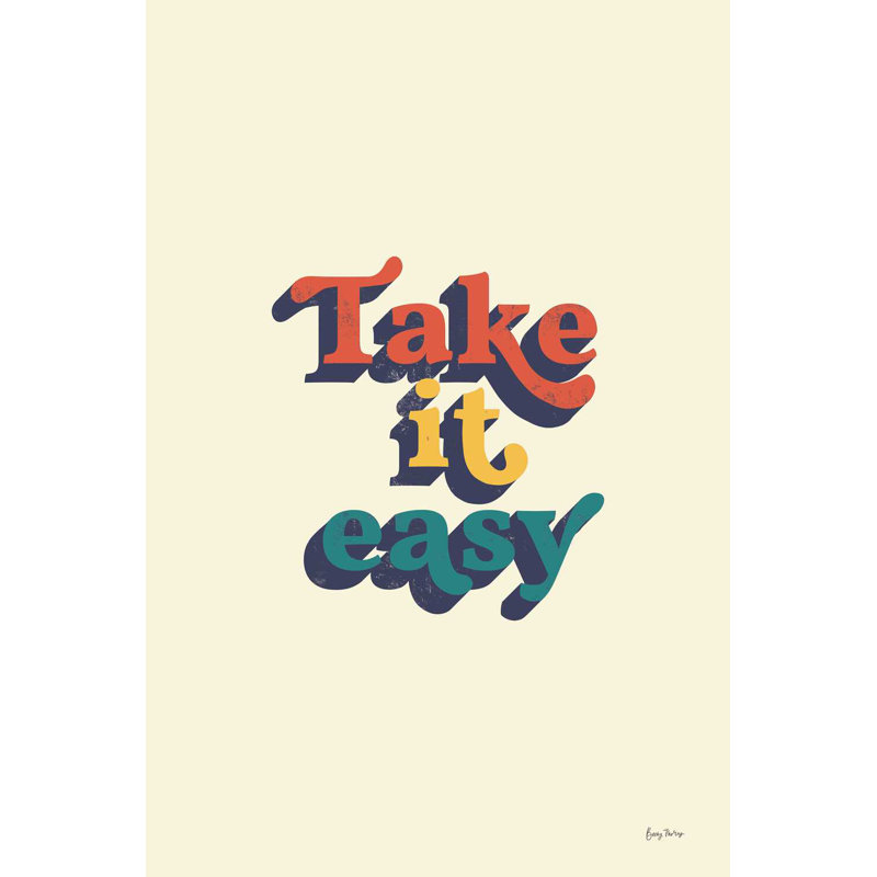 Take It Easy Modern Retro, H 18 po x l 12 po x P 1,25 po