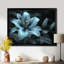 Photo moderne sur verre lys blanc et bleu moderne II-312660379-312660449