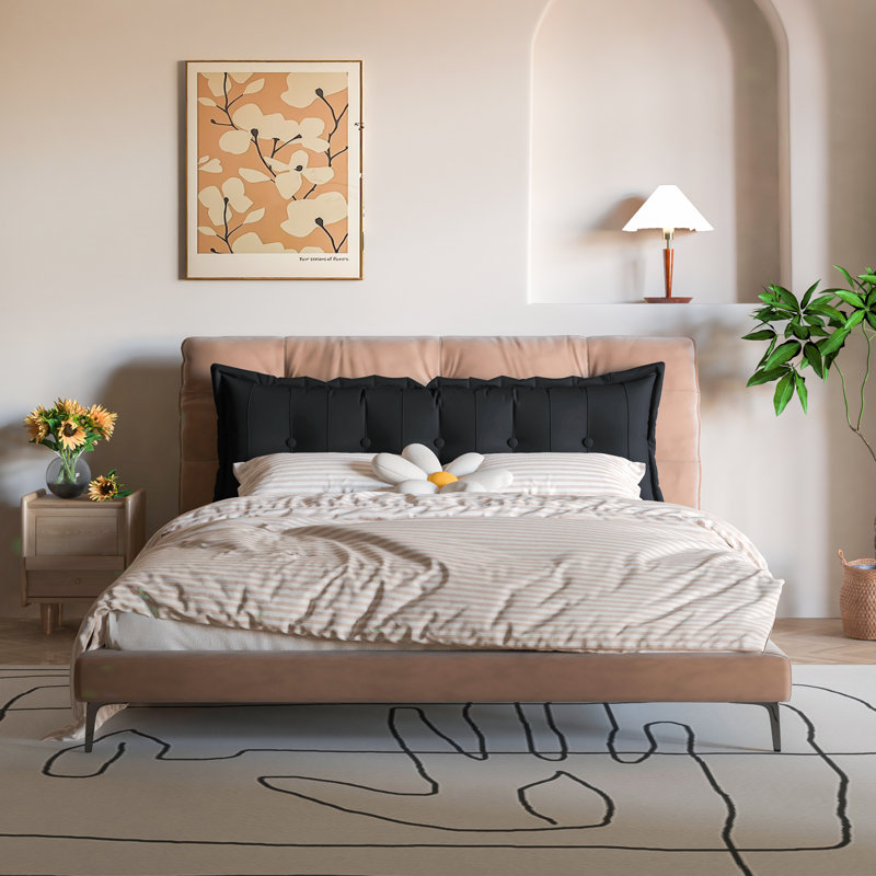 Coussin de tête de lit Sit-up Back Comfort, Noir, Lit double