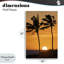 Coucher de soleil sur une plaque murale de palmiers, design par Dennis Frates-50145578