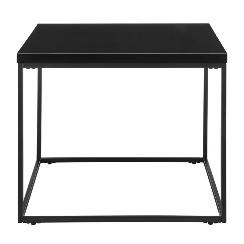 Tall Frame End Table, Black, Black