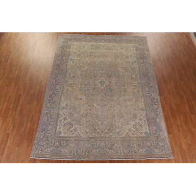 Distressed Wool Traditional Area Rug 10x13
