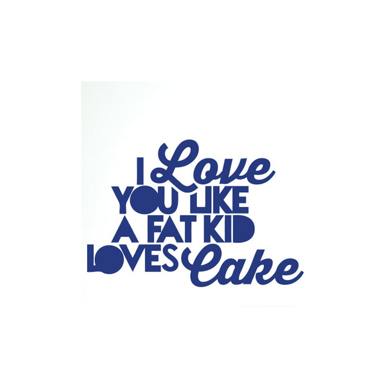Non-Wall Damaging Wall Decal, Dark Blue, Large