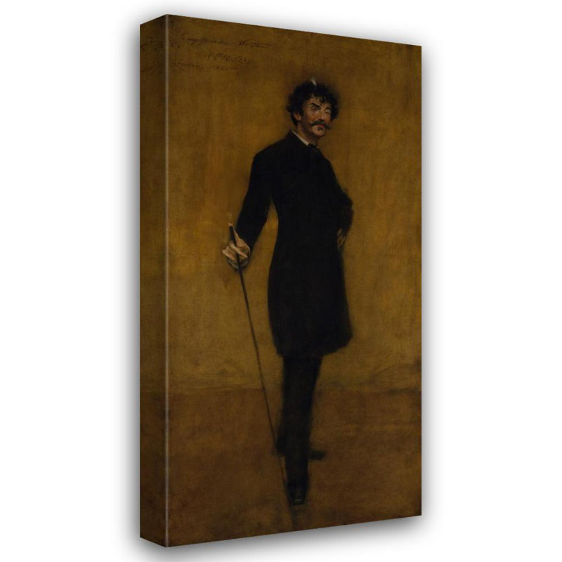 «James Abbott Mcneill Whistler» par William Merritt Chase - Art mural sur toile tendue avec châssis