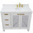 Schreck 43'' Single Bathroom Vanity with Engineered Stone Top with Mirror-1387926616