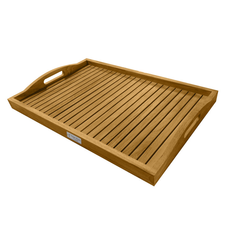 Teak Wood Outdoor Serving Tray