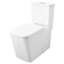 Toilette allongée deux pièces Eurocube 1,28 GPF (économe en eau) (siège inclus)