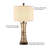 26.5'' Wicker Traditional Table Lamp With Usb