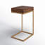 Alec 1 Drawer C Shaped End Table