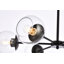 Lustre linéaire moderne Spoutnik à 6 lumières Caisha-71050015-71050013