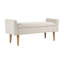  Banc de rangement Fulton - Tissu crème texturé-2066619294