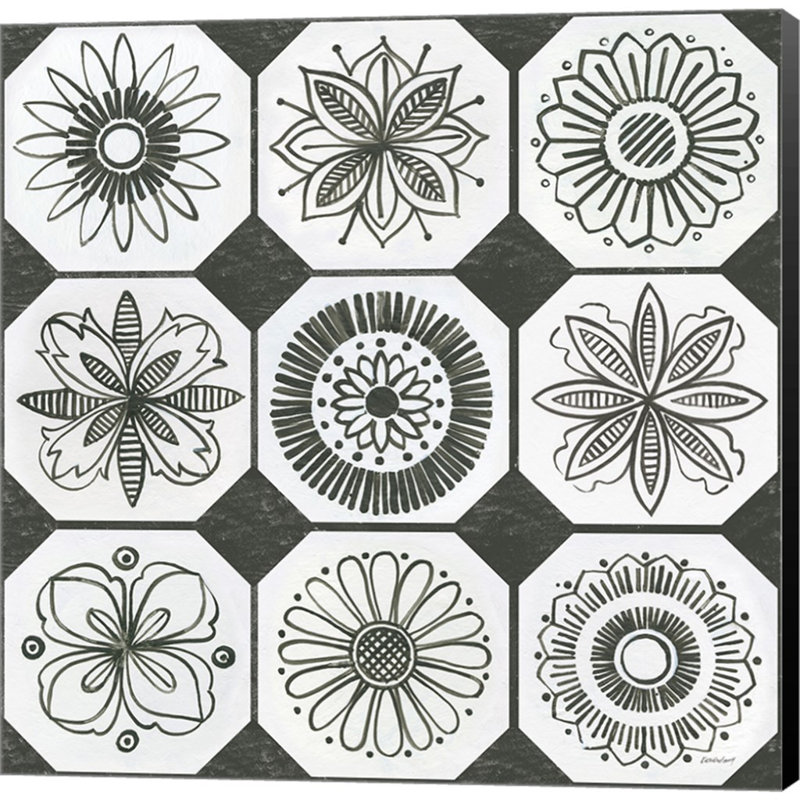 «Patterns of the Amazon XXI» par Kathrine Lovell - reproduction d'art sur toile tendue, H 12 po x l 12 po x P 1,5 po