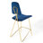 Modway Ponder Performance Velvet Bar Stool-48366010-48366789