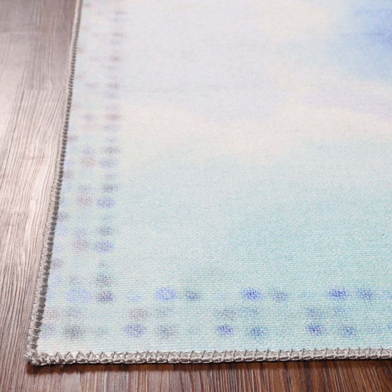Tapis d'intérieur 100% polyester tissé à la machine Corundum Kids, Rectangle 4 pi x 6 pi