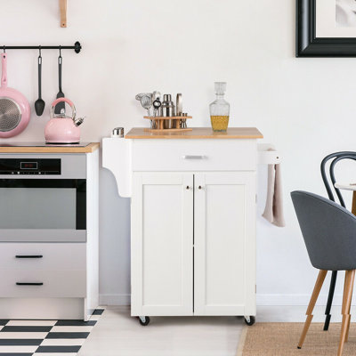 Damascus Rolling Kitchen Cart by Gracie Oaks