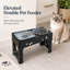 Elevated Pet Feeder Double Bowl