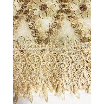 Meike Ruffled Kitchen Curtain