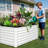 Galvanized Steel Raised Garden Bed Kit – Heavy-Duty 6x3x2FT Rectangular Outdoor Planter Box for Vegetables, Flowers, Herbs (White, 2-Pack)-1925343719-1925343707-1925343711