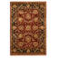 Hand-Knotted High-Quality Red and Black Area Rug