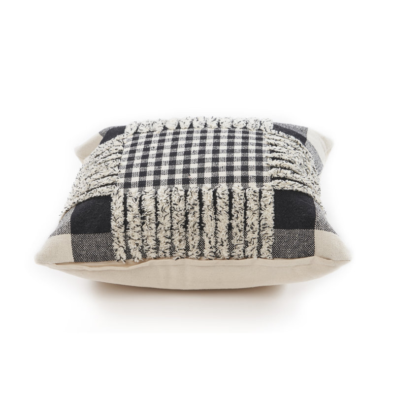 Pinstripe Cotton Throw Pillow