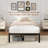 Metal Platform Bed Frame-2087455268-2087455275