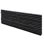 1 po X 4 pi X 1 pi Panneaux muraux décoratifs en polyuréthane mat gris anthracite (paquet de 6)