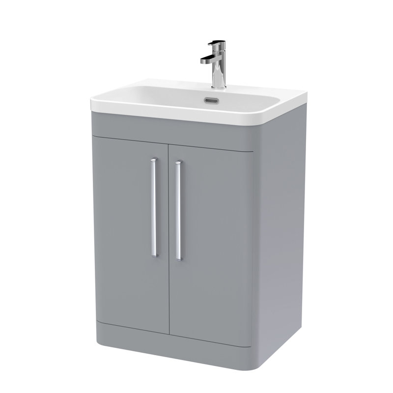 Parade 607 mm Bathroom Vanity, Satin Grey