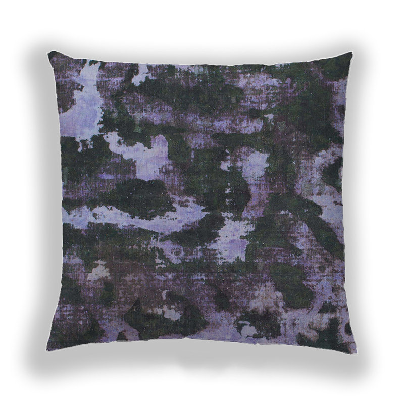 Coussin Abstract 1245, Microsuède
