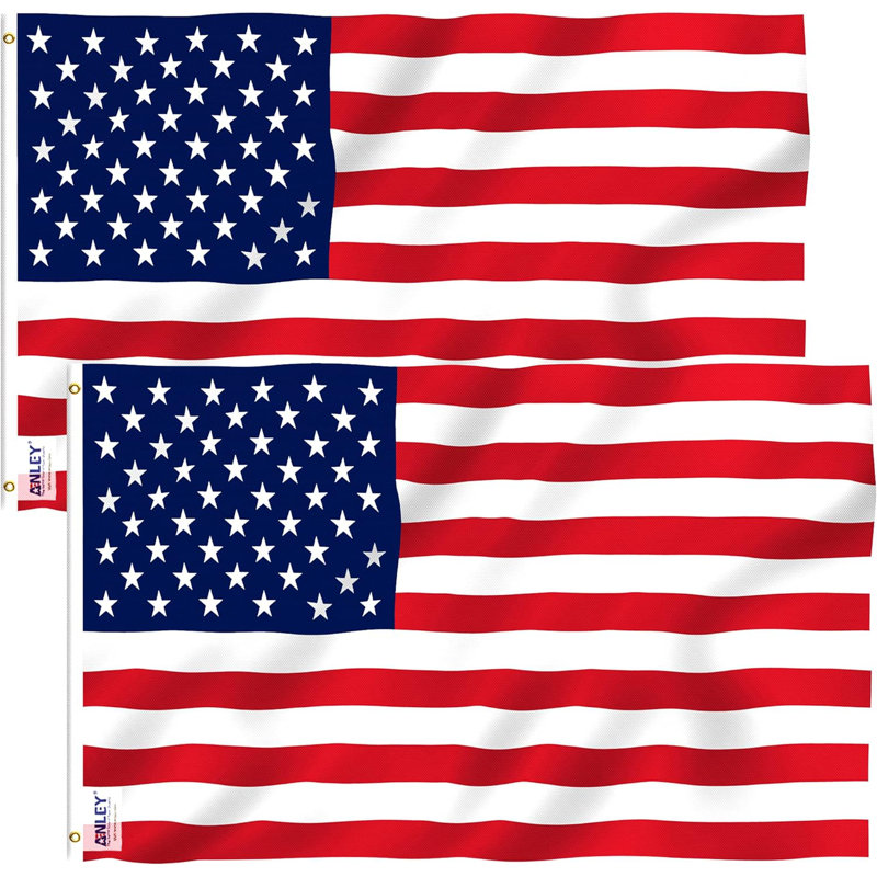  Drapeau américain en polyester Fly Breeze - drapeau américain en polyester , H 48 po x l 72 po