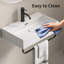 Lavabo vasque blanc