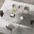 Gray Round Sintered Stone tabletop Drop Leaf Dining Table-110407520