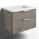 Liljan 30'' Wall-Mounted Single Bathroom Vanity with Engineered Stone Top
