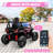 12V Ride On Car for Big Kids, Electric Off-Road Vehicle with Remote Control, 4-Wheel Suspension, LED Lights & Bluetooth for 37Months-96Months, Pink-118044459