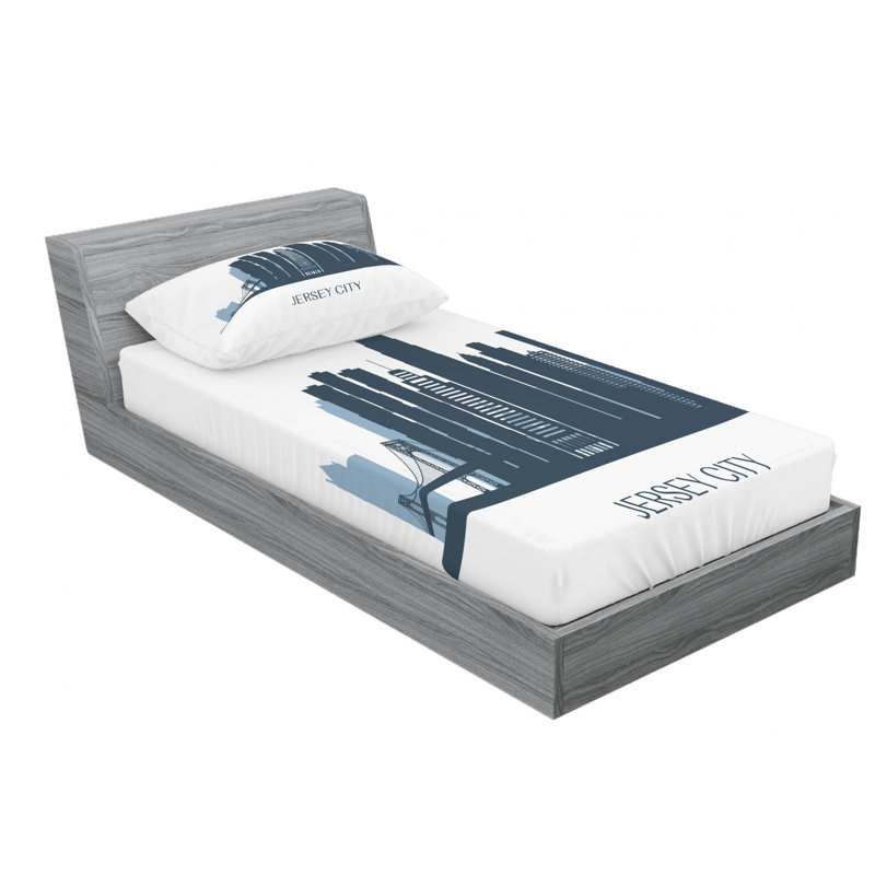 Microfiber Sheet Set, Twin XL Sheet Set with Fitted Sheet