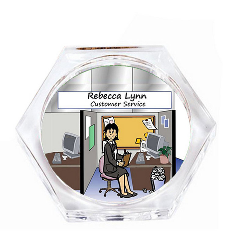 Ensemble de 4 sous-verres personnalisables, Oui
