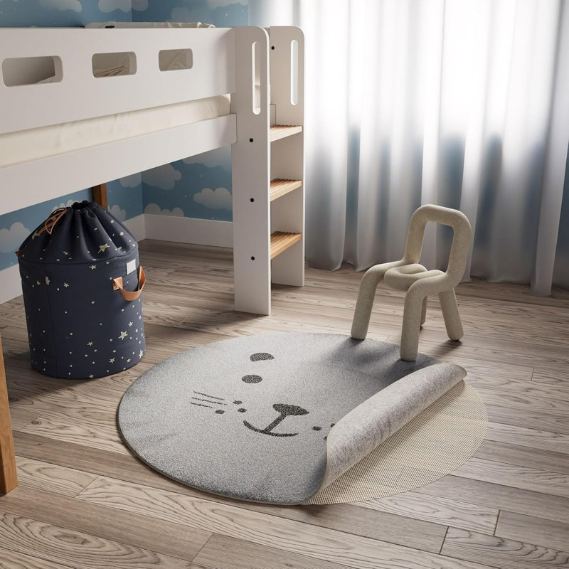 Rug Pad Gripper For Hardwood Floors, Circle Non Slip Rug Pads For Area Rugs, Thick Rug Grippers For Tile Floors, Under Carpet Anti Skid Mat, Keep Your Rugs Safe And In Place