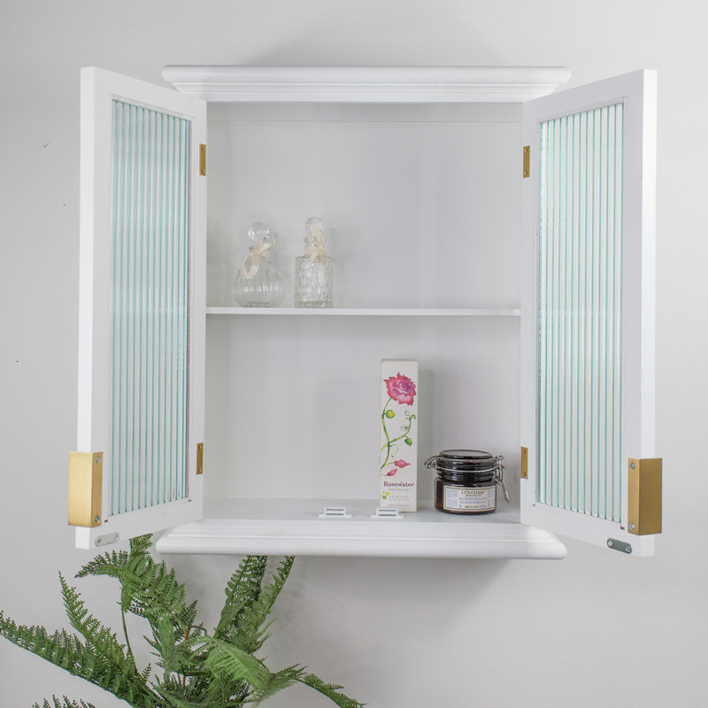 Abdorahman Display Cabinet, White