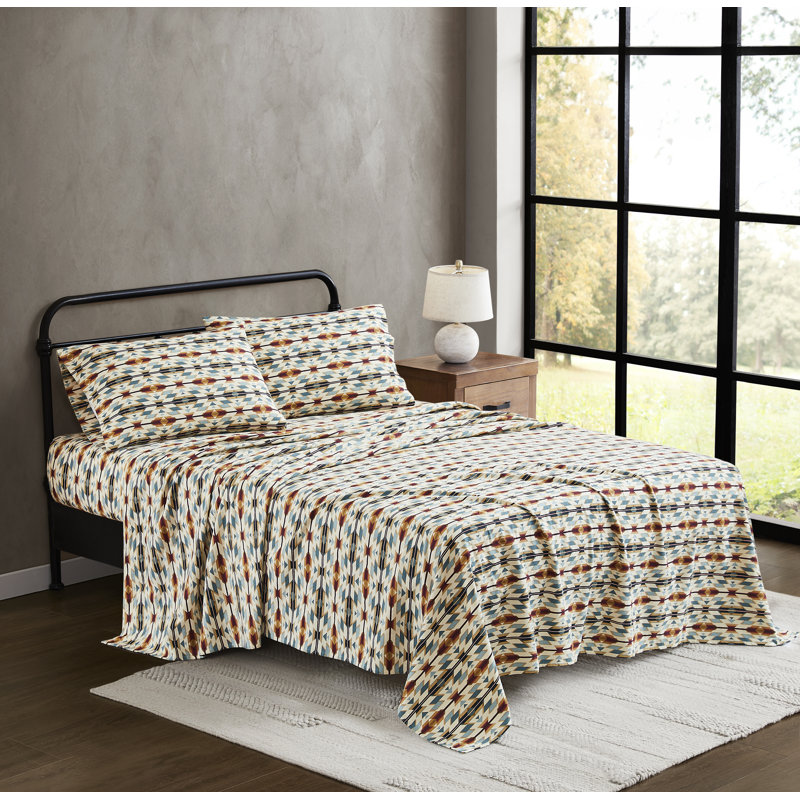 Prairie Springs Sheet Set King, King Sheet Set with 2 Pillowcases