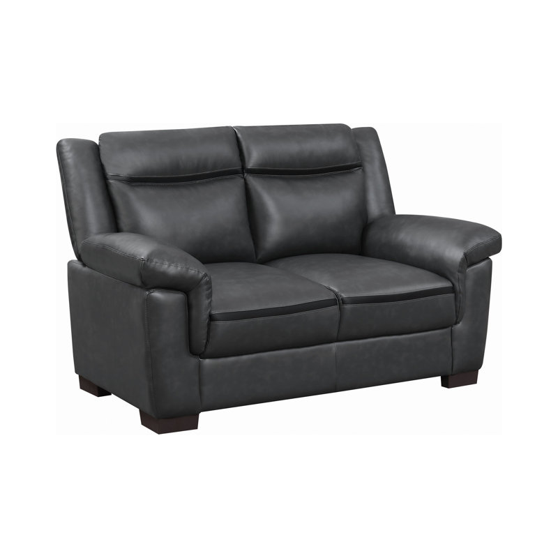 Causeuse en simili cuir l 58,6 po Mikhil