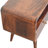 Curved California Walnut Gayna